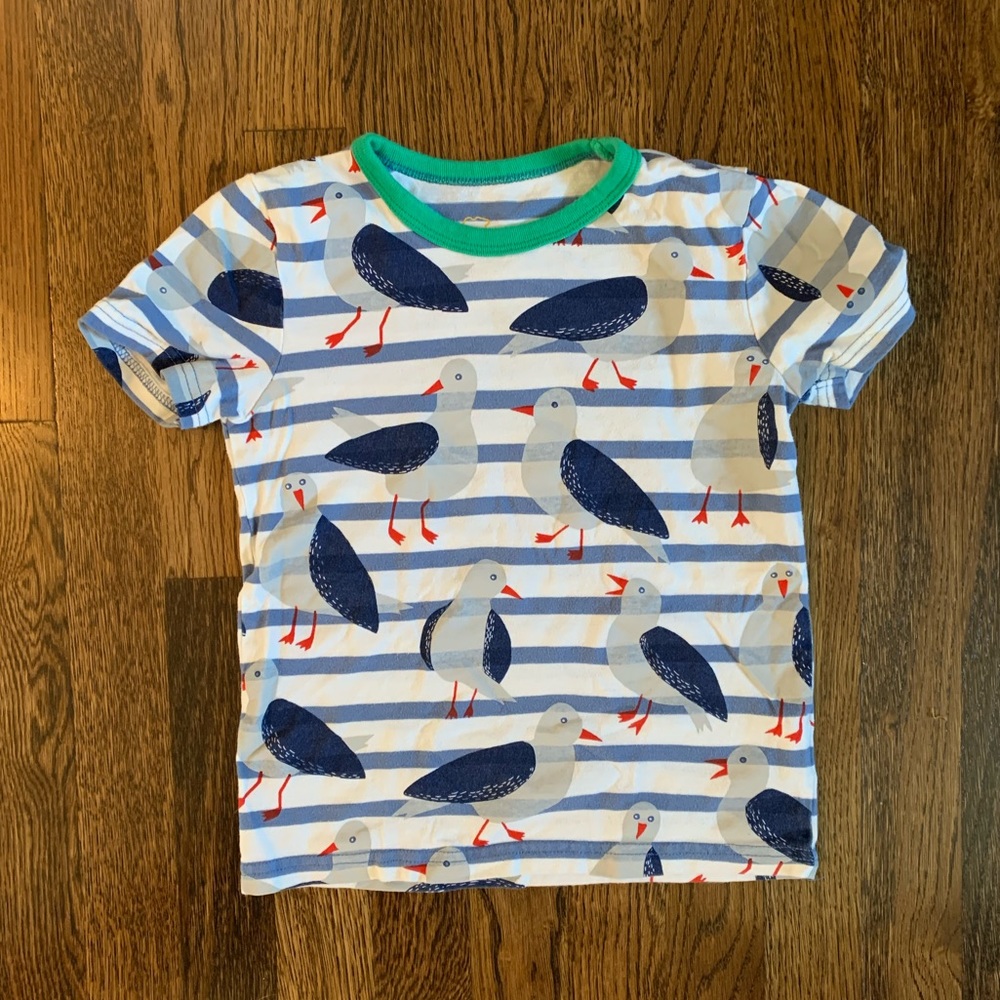 Mini Boden seagull shirt